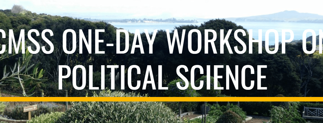 CMSS One-Day Workshop on Political Science – 1 February 2024